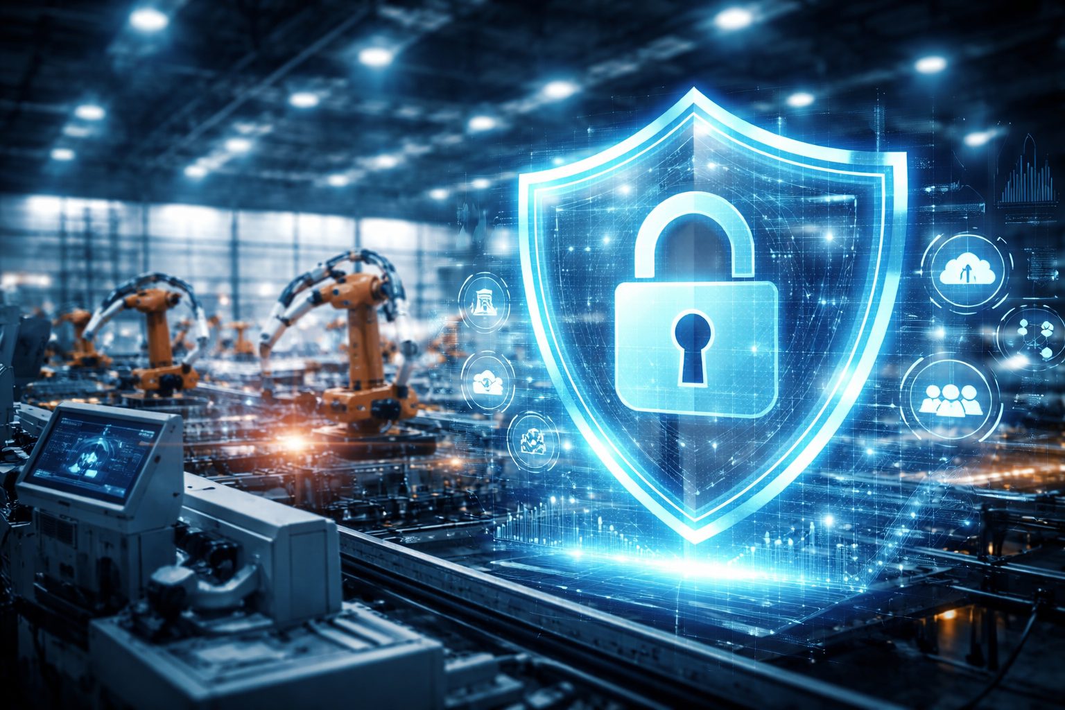 Cybersecurity in industrial production based on IT standards